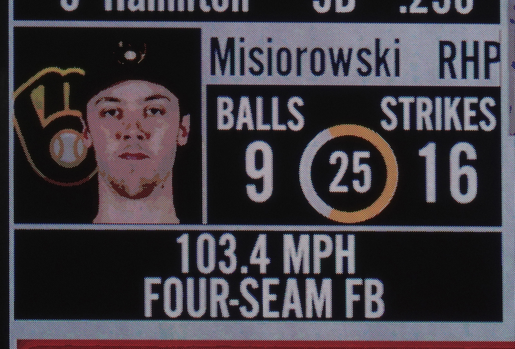 MLB(影)／釀酒人火球男猛催球速！締造大聯盟先發投手最快速球紀錄