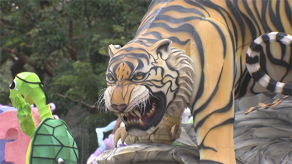 台灣燈會在「虎」人? 兔年竟出現老虎造型花燈