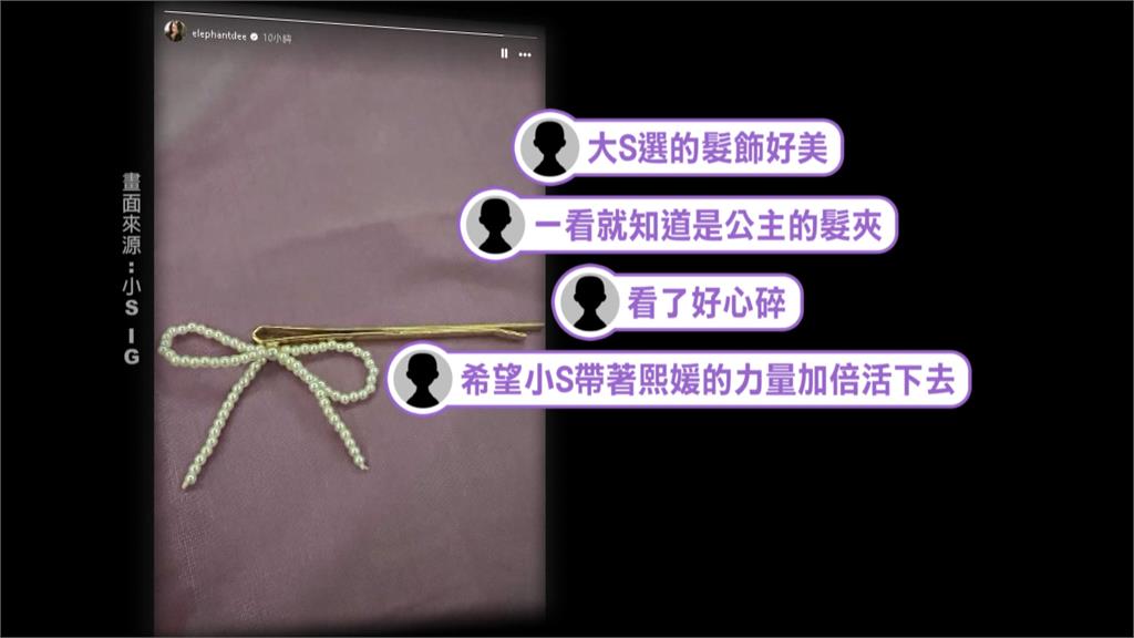 大S病逝後小S深夜首發文！　曬「蝴蝶結髮夾」悼念別有深意