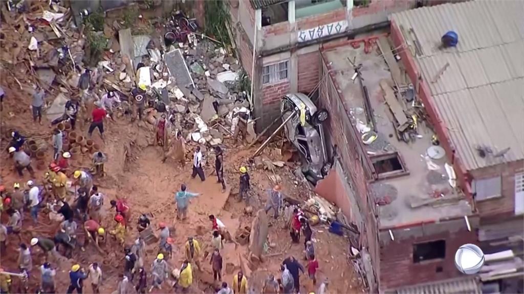 暴雨侵襲巴西南部 引發土石流至少24人死
