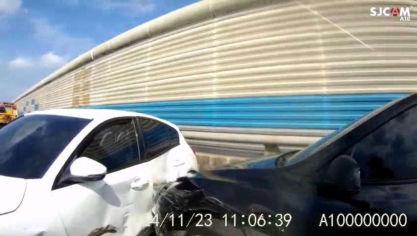 淘氣黑色柴犬大鬧國道2號 和警方玩老鷹抓小雞