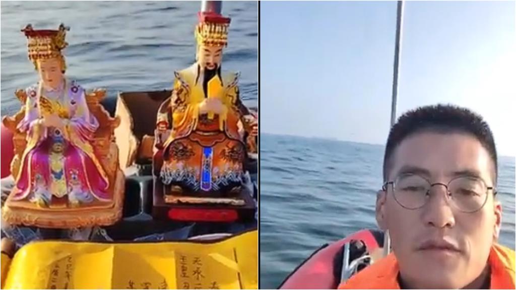 中國男子稱「媽祖旨意」搭橡皮艇偷渡來台!插旗桃園秒回山東…知情人士揭疑點