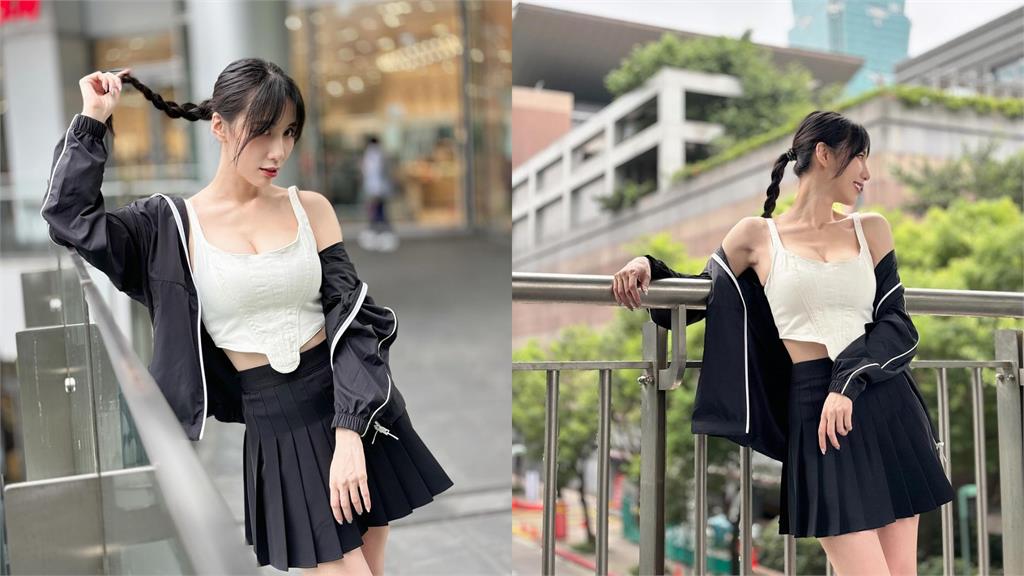 信義區「深U辣妹」竟是瑤瑤!外套一脫「巨無Bra」全露出…網暈爛:好香