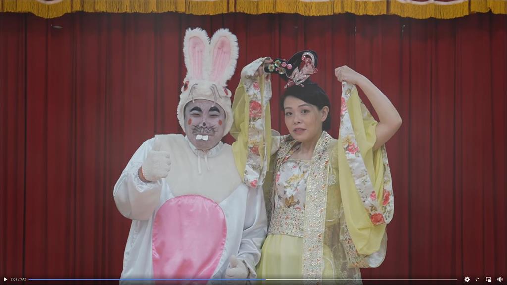 高虹安中秋節圓「仙女夢」?親扮嫦娥被網罵翻:中元節又重來一次