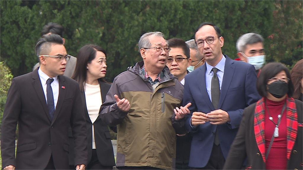 率黨務主管獻花和平紀念碑 朱立倫大動作為布局2024?