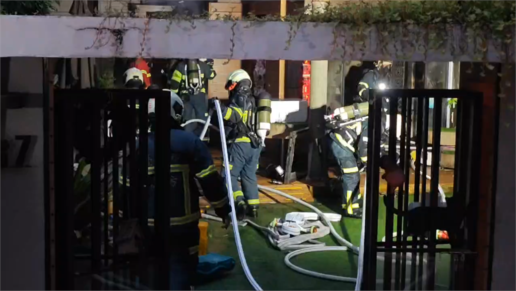 快新聞/北市教廷使館旁寵物餐廳凌晨火警 所幸迅速撲滅未蔓延