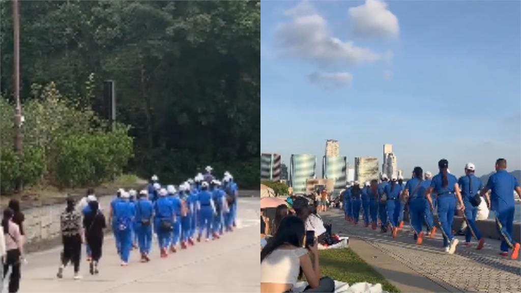 中國「暴走團」殺進香港!大媽挺著大喇叭「畫面詭異」小粉紅也崩潰:全抓起來