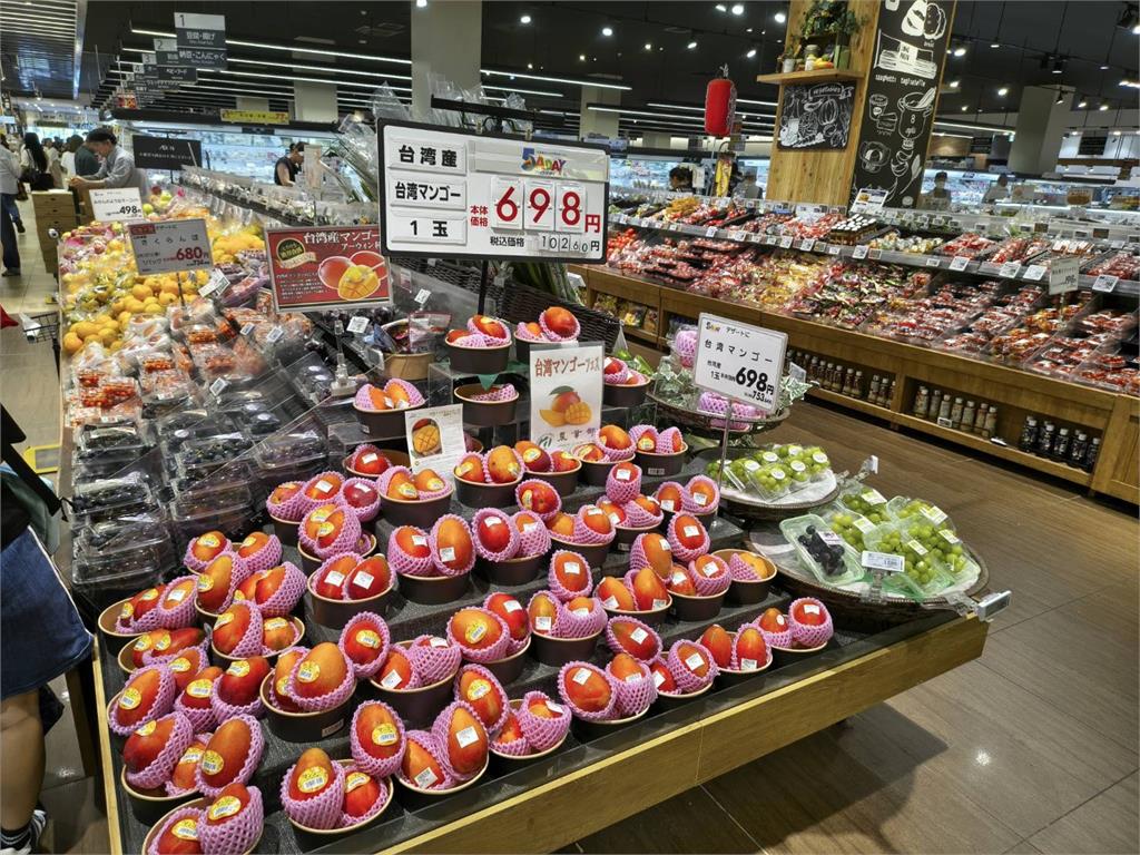 快新聞／甜進日本市場！台灣芒果進軍日本永旺超市　展現台日民間友好情誼