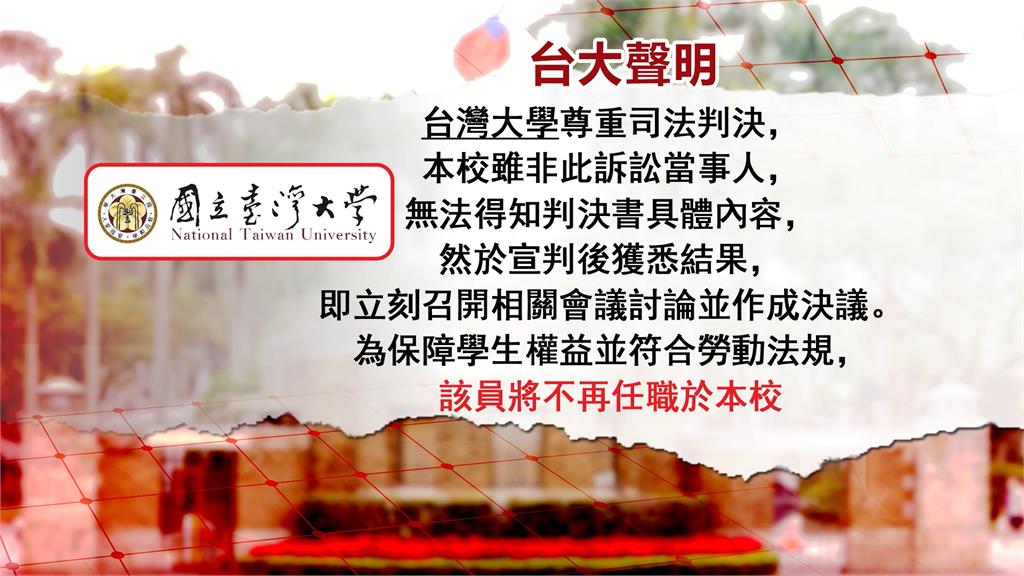台大舍監性騷案！舍監遭判7月　學生會痛批：校方至今仍執意上訴