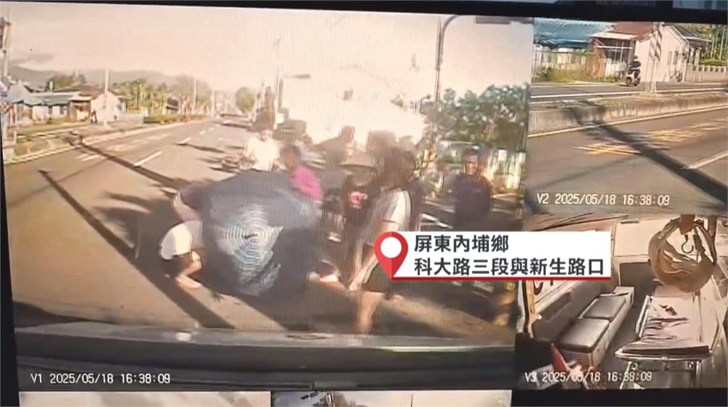 女大生自摔「機車噴飛」往前滑! 老翁遭撞搶救2天仍宣告不治
