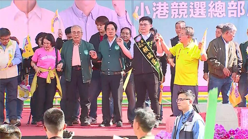 賴蕭合體狂打陸戰! 賴清德喊高雄總統票破百萬