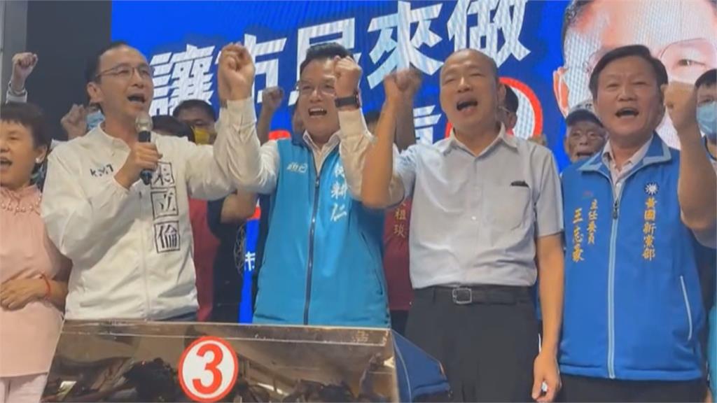 不演了?藍營副議長現身挺高虹安 林耕仁晚會不見自家競總主委