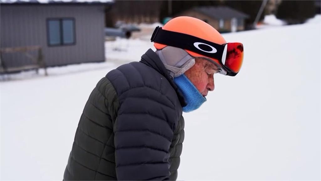 美國明尼蘇達州96歲阿公老當益壯 連續24年上山滑雪不間斷
