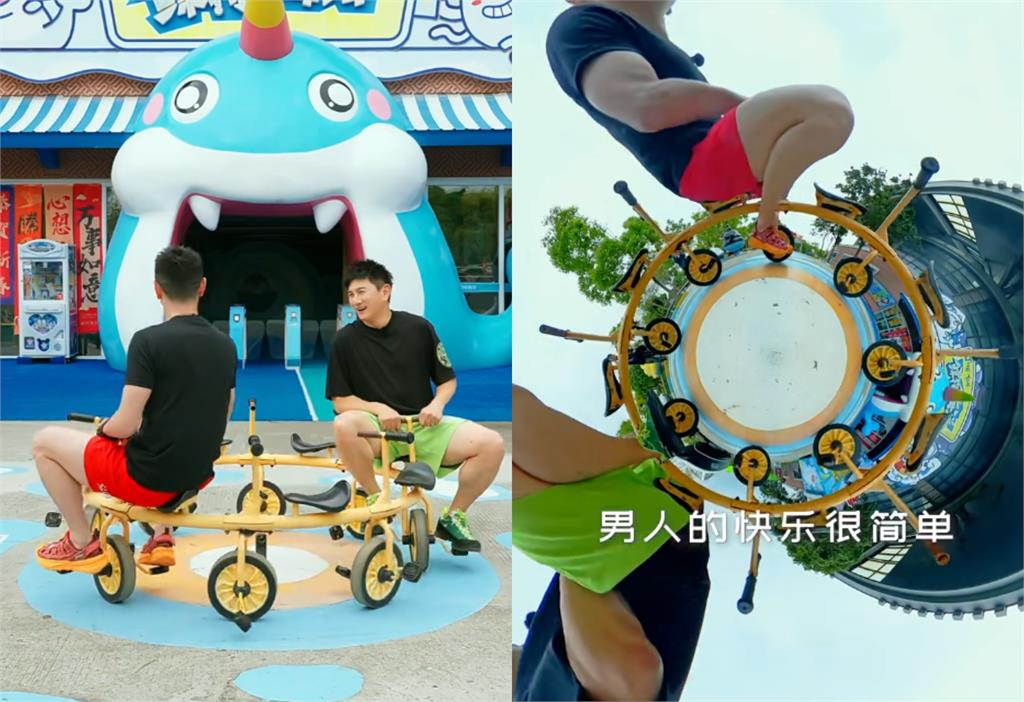 才幫中國國慶「嗨喊祖國萬歲」！吳奇隆變「路邊騎車阿北」反差54歲嚇爛中網