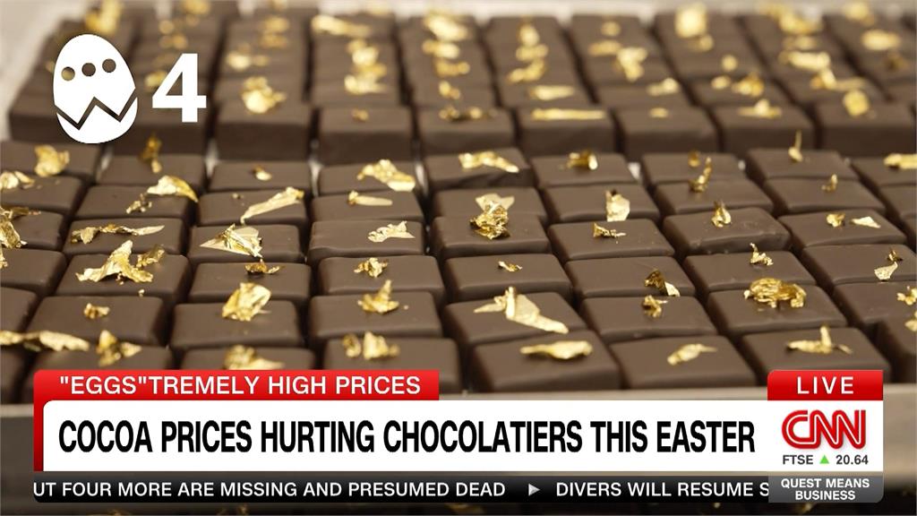 復活節吃巧克力蛋荷包大傷 可可期貨上漲超過2倍