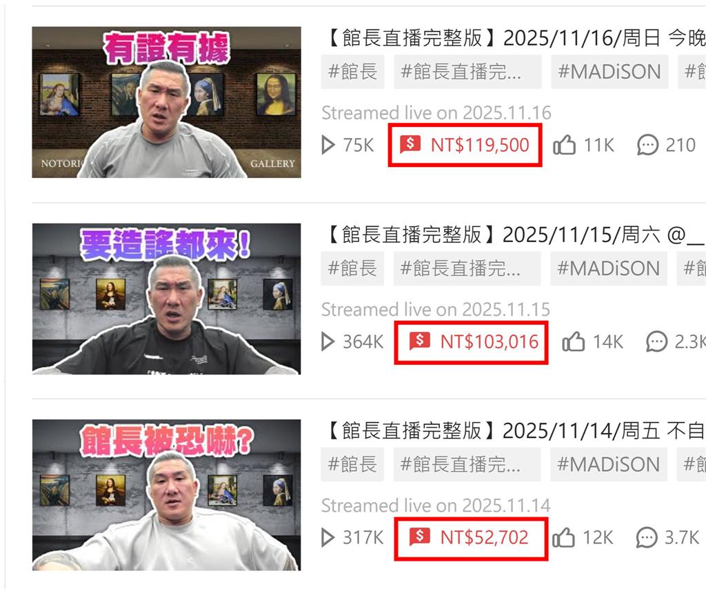 館長遭毀滅爆料反成最大贏家?3天直播抖內破「這金額」網酸:傻子真多