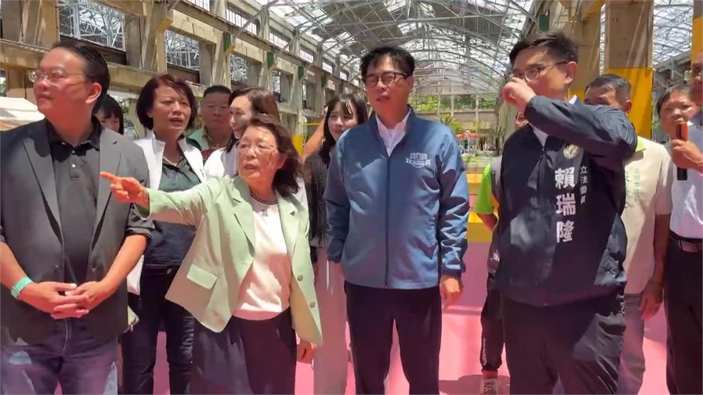 視察高雄親子遊樂園！澎縣長參選人吳淑瑾：當選擬設室內遊樂區