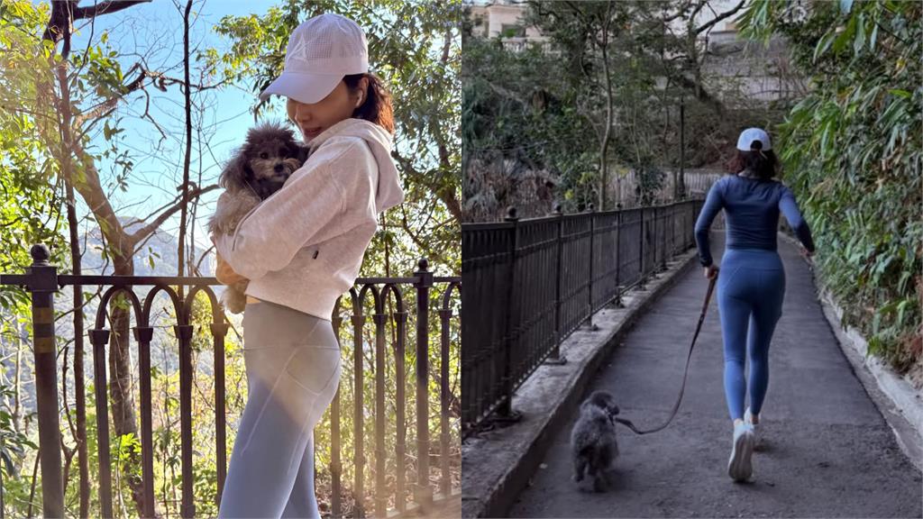 54歲黎姿少女體態曝光!貼身運動褲「炸出蜜桃臀、露小蠻腰」網看傻…