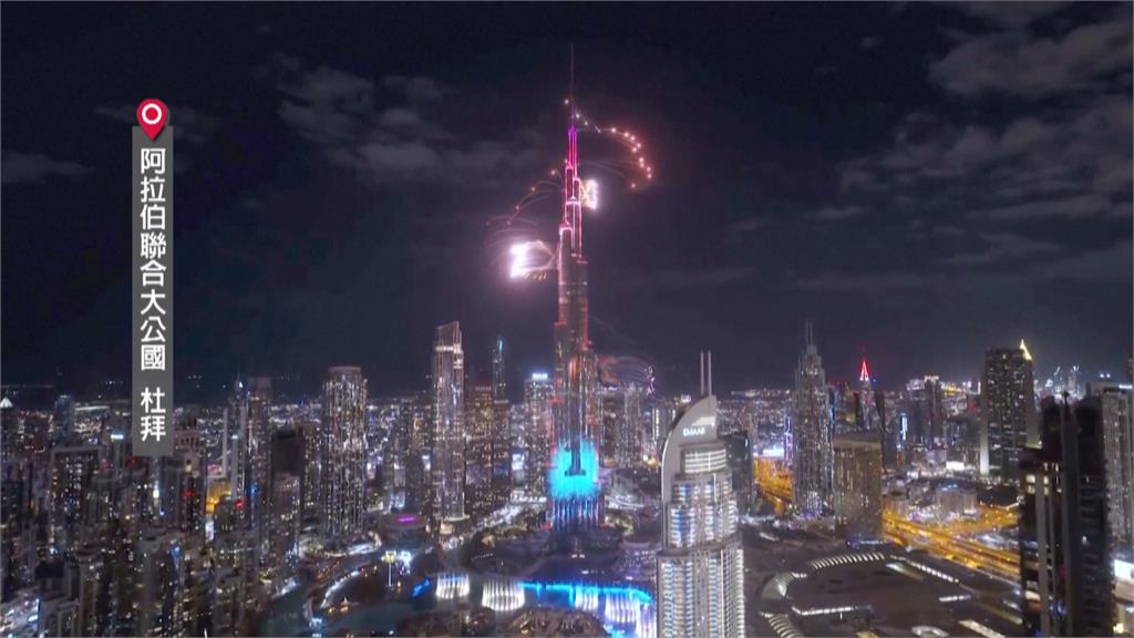 絢爛奪目! 巴黎.倫敦跨年煙火秀 巴西逾2百萬人慶新年