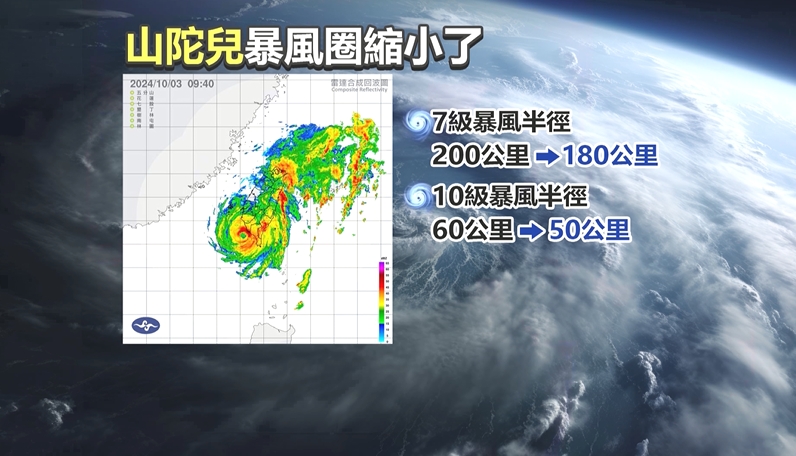 山陀兒龜速前進中　預計中午登陸南台灣　威力迅速減弱