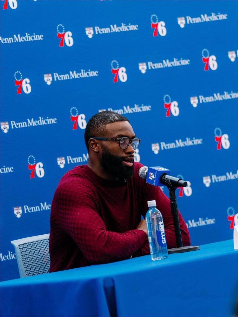 NBA(影)／「杰倫」首度在七六人亮相！自曝得知被交易後震驚到砸手機