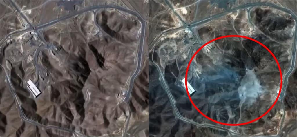 美軍「午夜之錘」重創伊朗!轟炸「前後衛星影像」曝光 驚見6大彈坑
