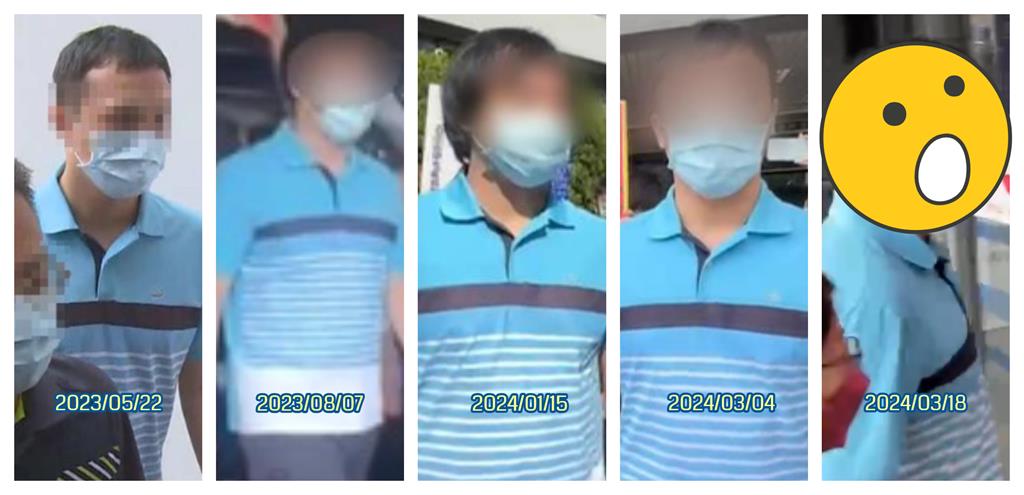 5億高中生案5度開庭!夏男竟又穿同件「藍色條紋衣」現身 專家說話了