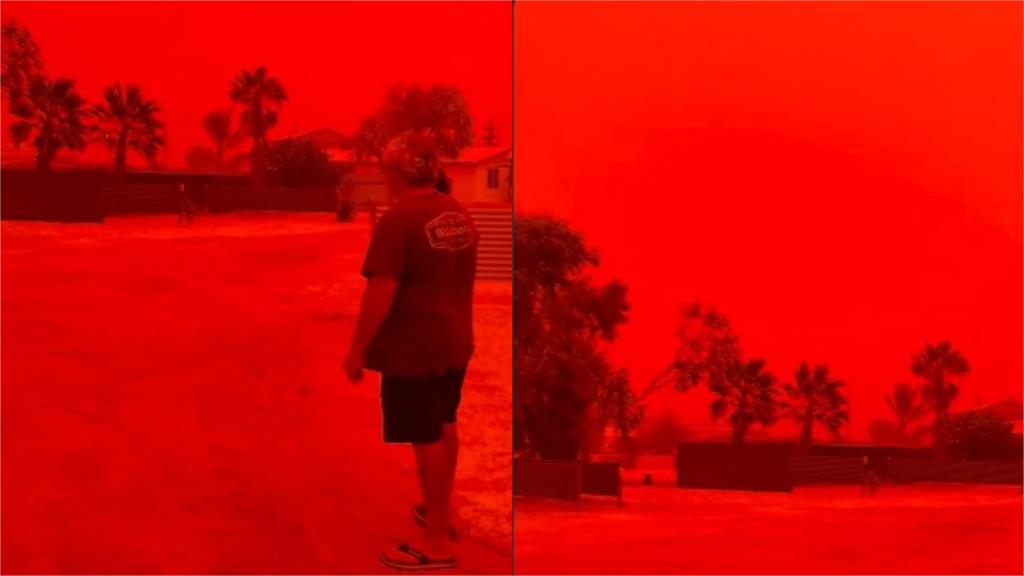 澳洲海灣突現「血紅色天空」！罕見異象瘋傳…專家揭：並非影像特效