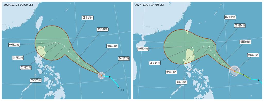 11月颱接力破門!日本氣象廳曝「銀杏暴風警戒範圍」大鬼轉:掃到台灣