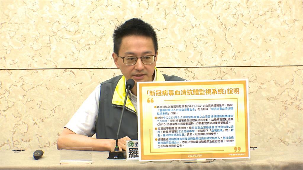 衛福部監測新冠血清惹議 CDC出面回應了