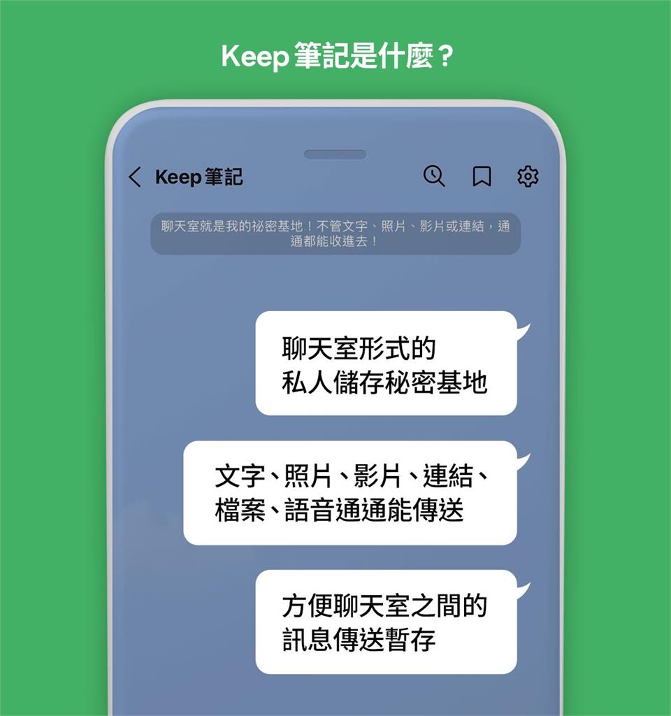 快請家人幫備份！Line Keep免費功能28日關閉「按這1鍵下載」