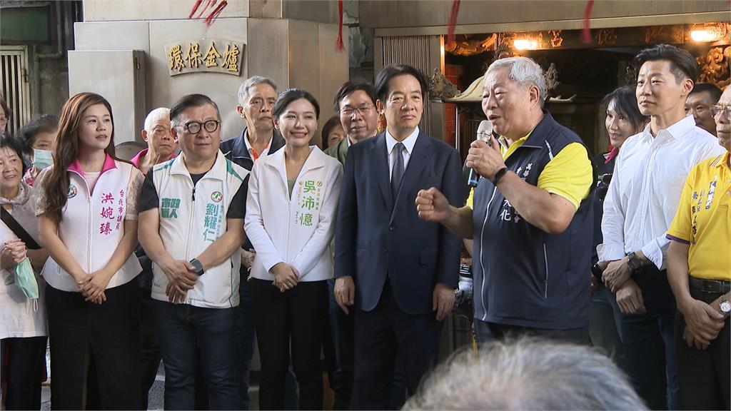 萬華輔選吳佩憶馬不停蹄　賴清德站台王閔生讚「民意與官方橋梁」