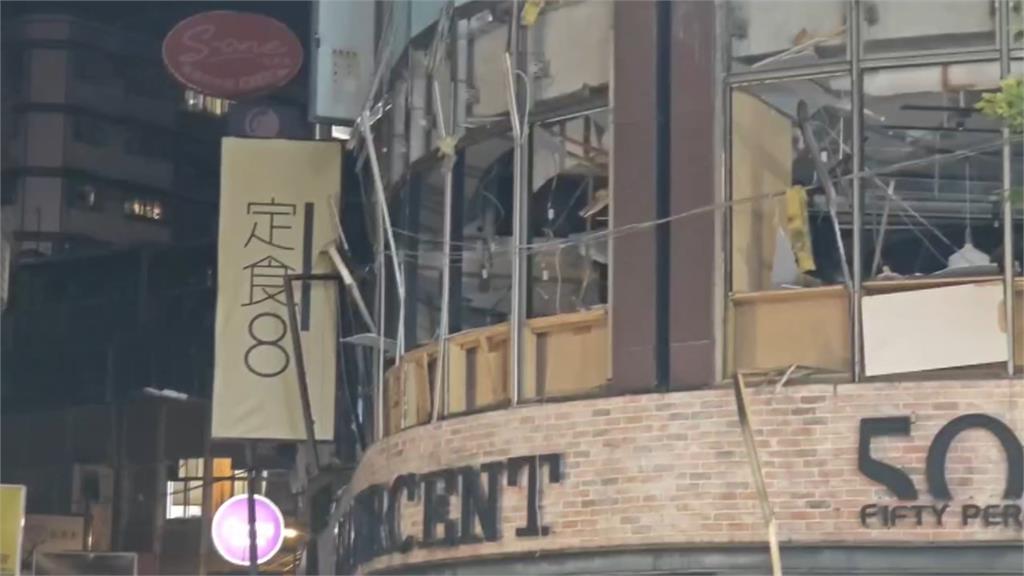 板橋府中凌晨氣爆! 「2家餐廳炸成廢墟」碎片噴濺釀6傷