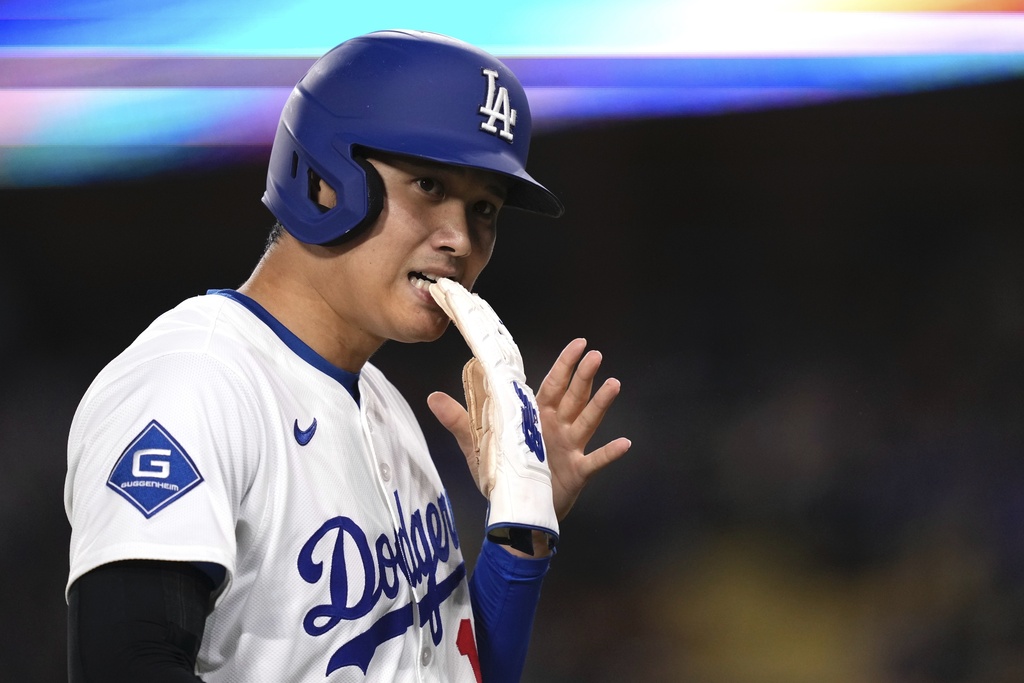 MLB/大谷手感冰冷4打數無安打 道奇打線遭壓制山本苦吞敗