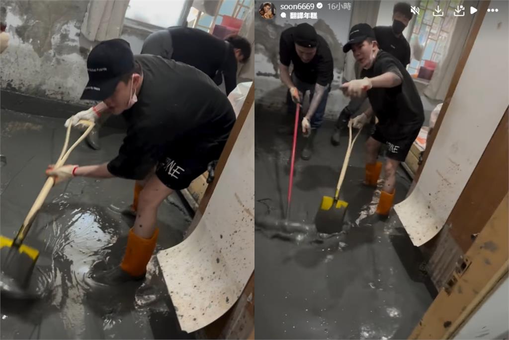 孫生衝花蓮災區被爆「假救災真擺拍」躲物資站抽菸閒聊！畫面曝光惹怒網：作秀噁男