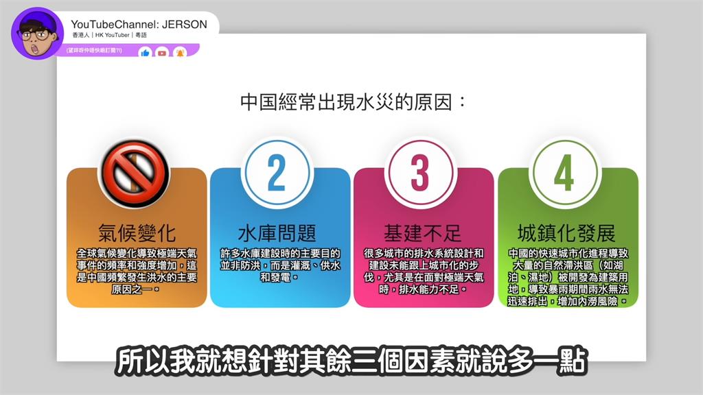 遇暴雨颱風導致淹水?他揭引發中國洪災「4元兇」:80%是人禍