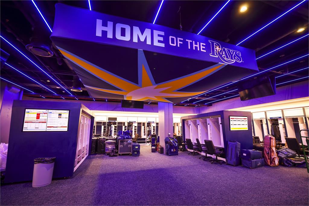 MLB(影)/光芒暫借洋基佛州基地當主場 春訓賽結束後迅速改造成新家