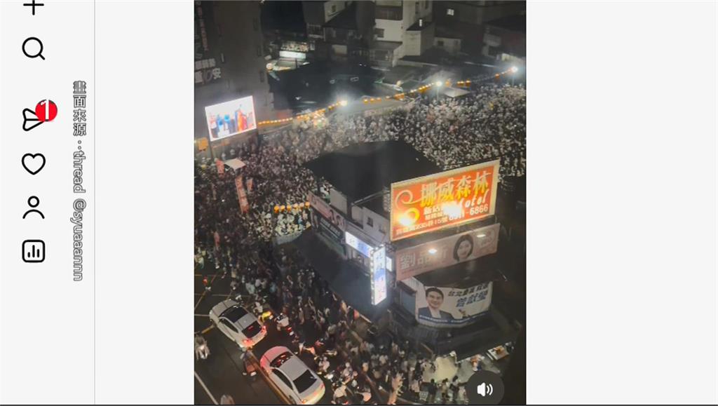 「洋流」持續發威!沈伯洋北投市場掃街 支持者排隊搶合照
