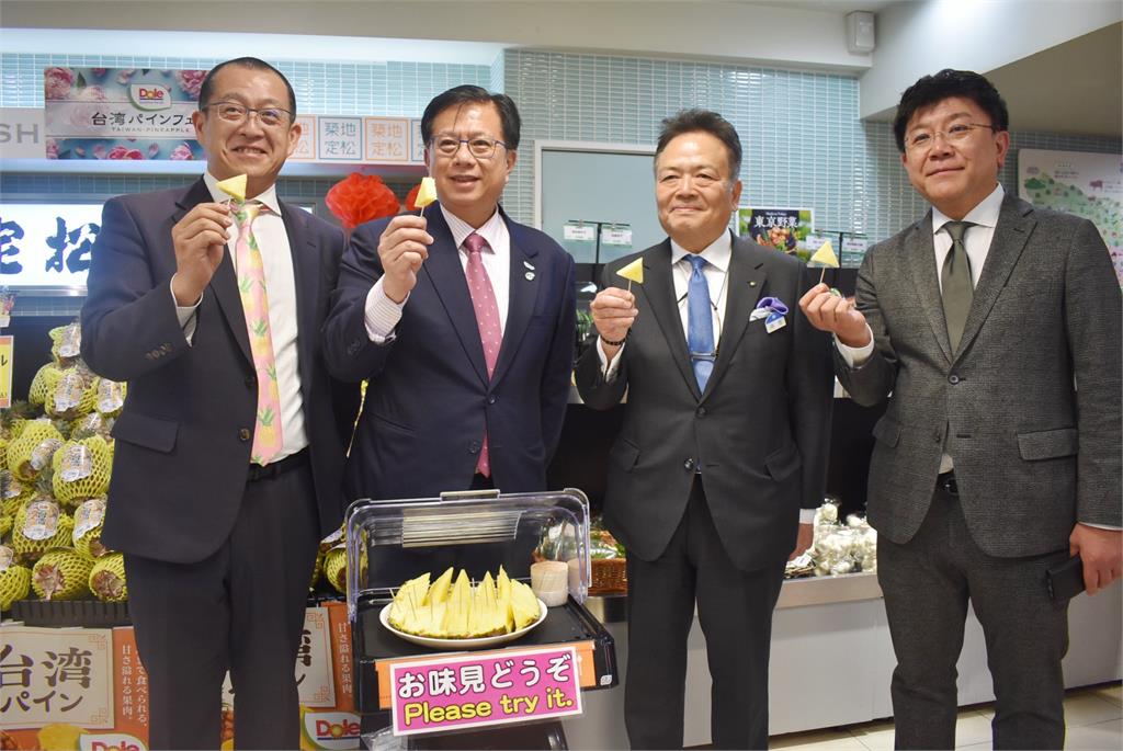 臺灣鳳梨輸日5年成長8倍 日本業者允擴大採購臺灣香蕉