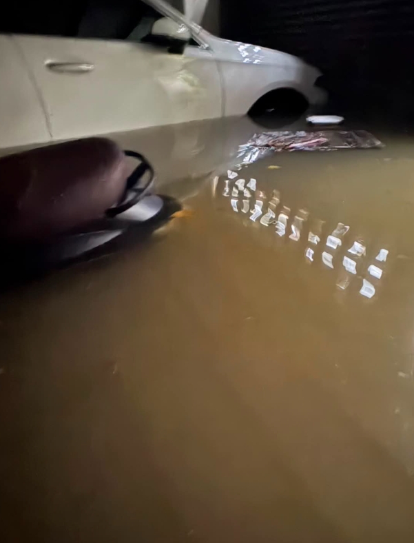 台南暴雨成災！仁德區淹到「冰箱漂起來」畫面曝光　網嚇：轎車全滅頂
