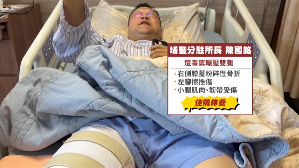 追捕毒駕「雙腿遭輾」負傷鳴槍　所長：白沙屯媽祖庇佑逃死劫