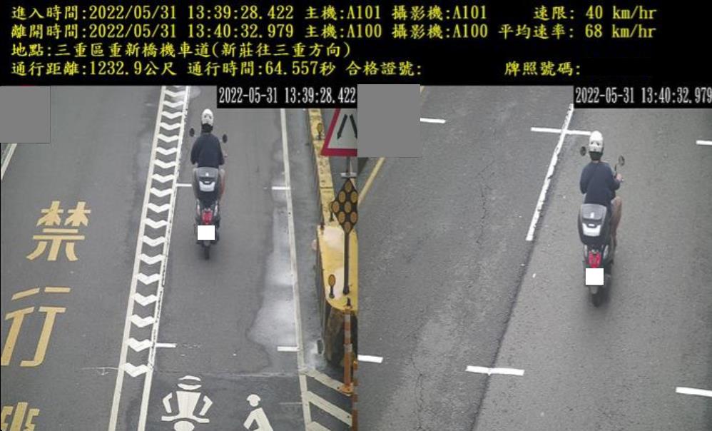 機車族當心!全國首見「機車道區間測速」6/5上路 位置曝光了
