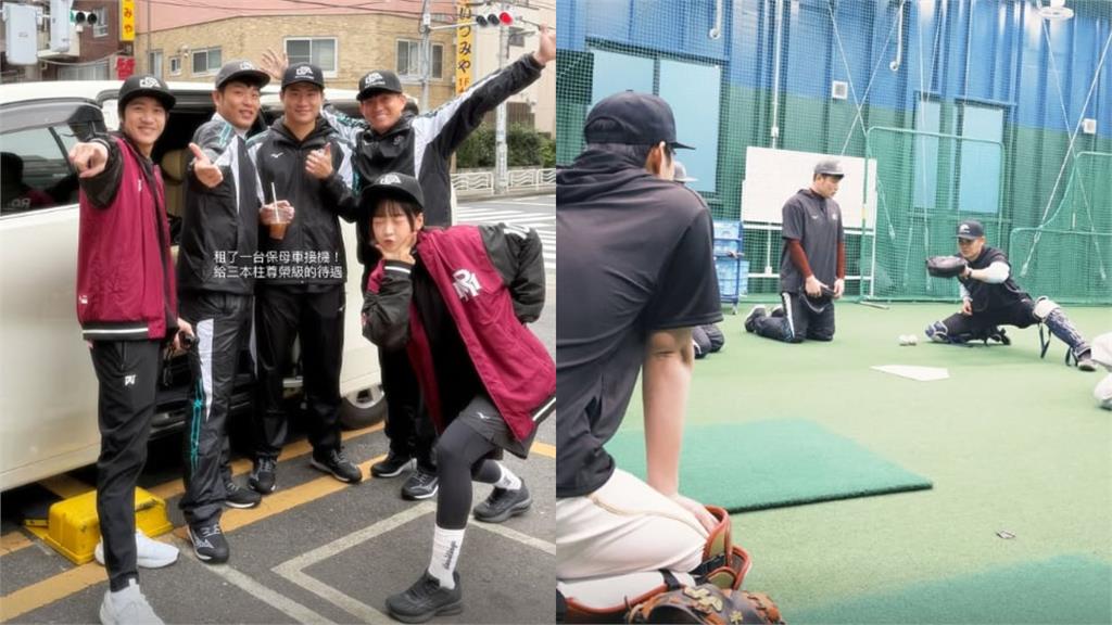 中職/卸任照揹樂天桃猿背包!前子弟赴日訓練「古久保特別關注」籃籃讚:謝謝阿公
