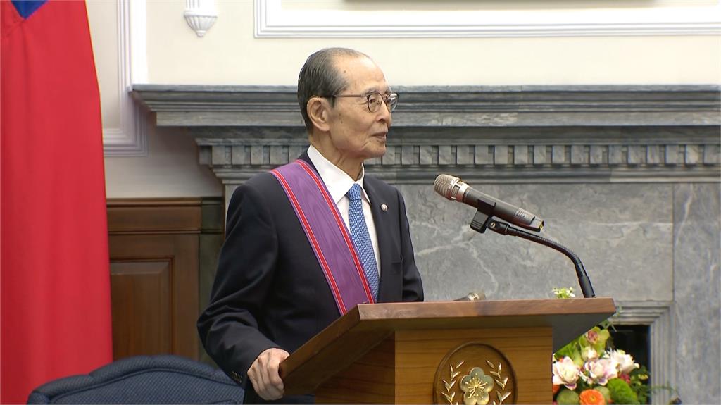 頒授王貞治一等景星勳章！賴總統：授予勳章給偶像很榮幸