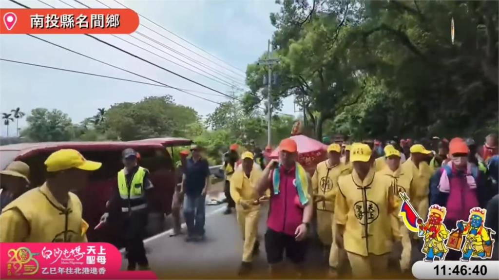 馬文君才開戰人民「白沙屯首度進南投」!在地人曬「200年初見1幕」哭了:很美