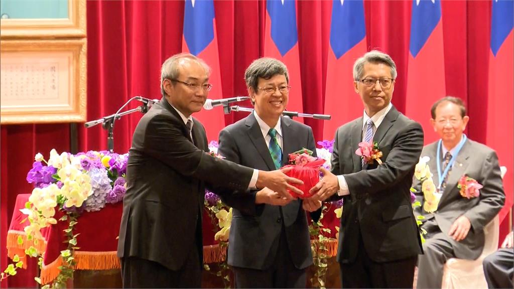 蔡英文.蕭美琴同場見證! 陳建仁接新任中研院院長