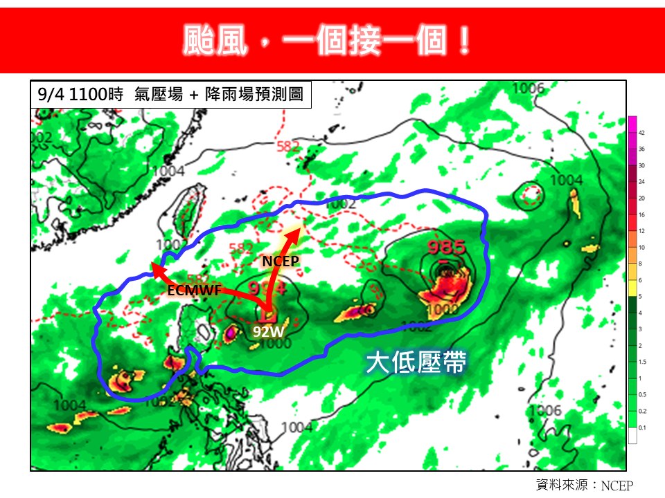魔羯颱風釀生成準備來了!專家1圖曝各國預測「對台最大影響」:這天是關鍵