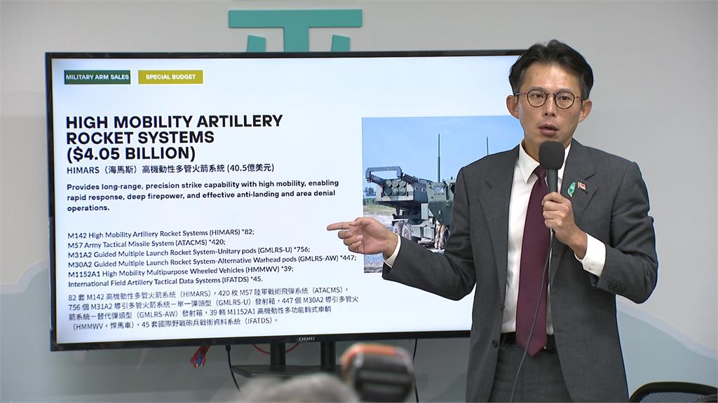 黃國昌稱1.25兆「高比例非對美軍購」　綠委酸外行人不怪他
