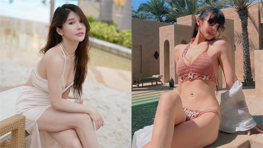 琳妲飛澳門上身只裹一層白布！一抬手衣服上滑「半顆麻糬掉出」超兇畫面全被看