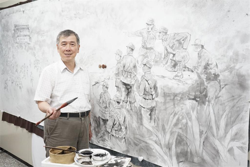 【淡江傳真】紅樓夢郵票熱銷　中華郵政第14度邀淡江駐校藝術家沈禎繪製